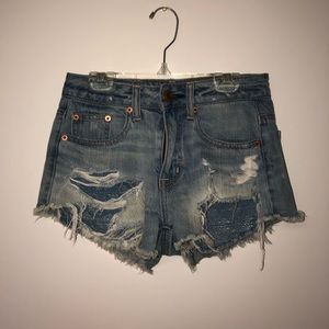 American eagle high rise festival shorts